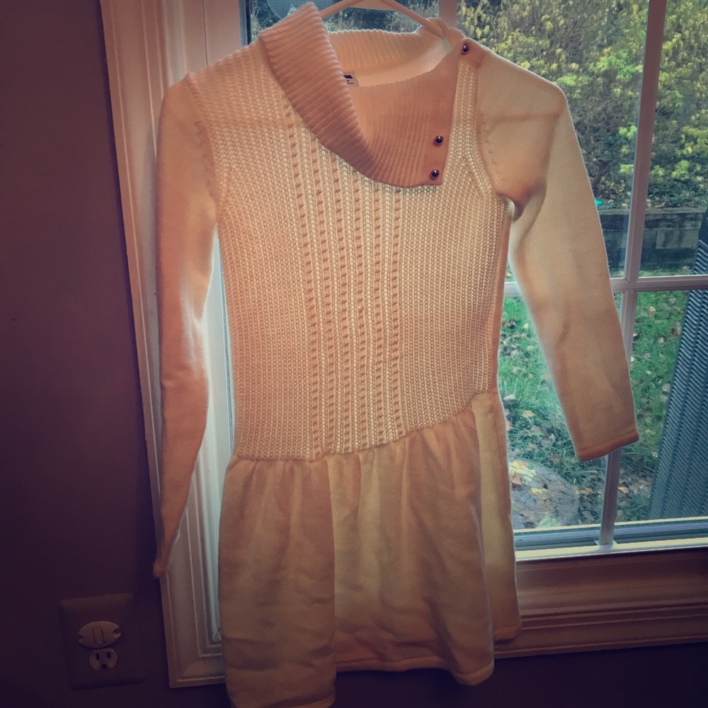 Janie & Jack sweater dress- winter white